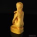 5.31" Boxwood HANDWORK CARVING STATUE Lady being in love Naked Nude Woman Model   282776594810